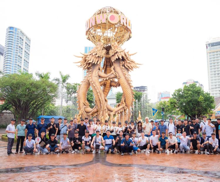 Team building cùngcông ty TNHH JYUICHIYA Việt Nam