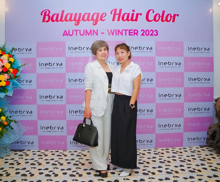 Workshop Balayage hair color của nhãn hàng Inebrya  